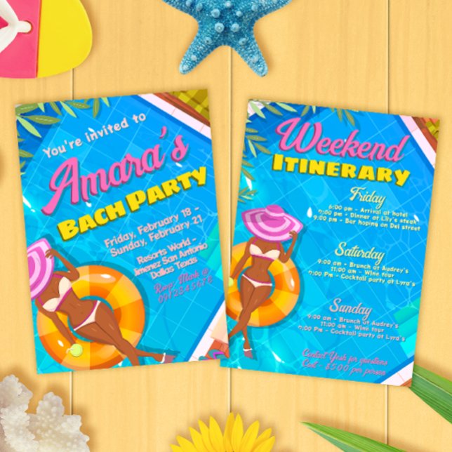 Bach-fest-inbjudan - Helg Itinerary Inbjudningar (Skapare uppladdad)