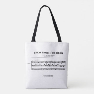 Bach från den döda organistens musikväska tygkasse