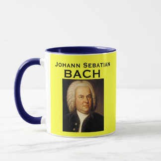 Bach Johann Sebastian porträttmugg Mugg