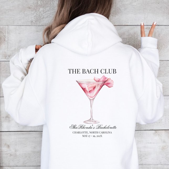 Bach Klubb Rosa Cocktail Social Klubb T Shirt (The Bach Club Pink Cocktail Social Club Hoodie)
