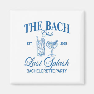Bach-Klubben 2025 förra Stänk-Beach Bachelorette Magnet