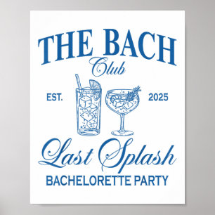 Bach-Klubben 2025 förra Stänk-Beach Bachelorette Poster