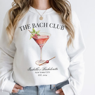 Bach-Klubben Matching Bachelorette Cocktail T Shirt