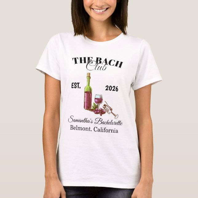 BACH-klubbens möhippa T Shirt (Framsida)