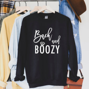 Bach och Boozy Bachelorette Brudens sida Lång Ärmad Tröja