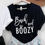 Bach och Boozy Bachelorette Brudens sida T Shirt<br><div class="desc">Bach och Boozy Bachelorette Brudens sida Tee</div>