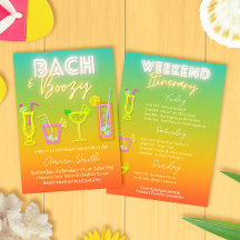 Bach och Boozy Syster-vecka med Itinerary