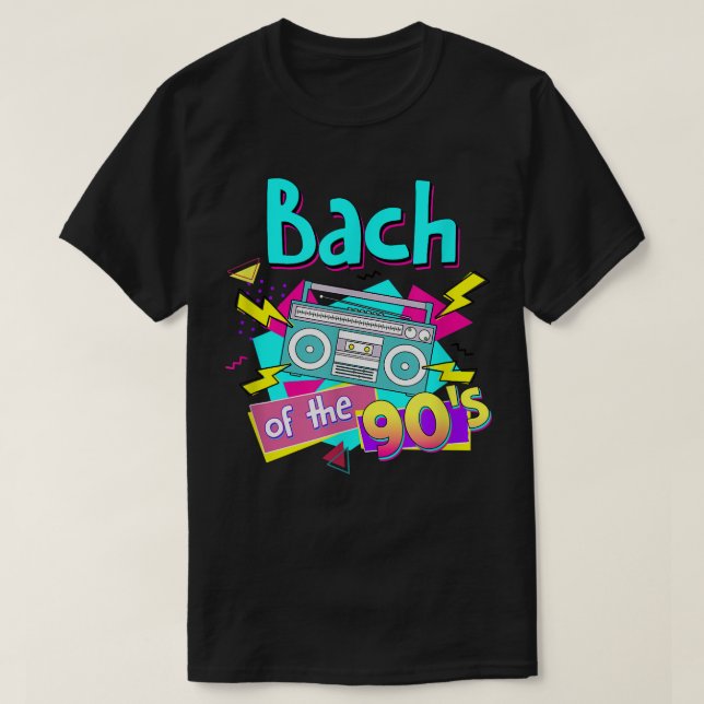 Bach of the 90-talet Bridesmaids 90-talet Theme Ba T Shirt (Design framsida)