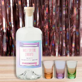 Bach till 2000 års Y2K Bachelorette-Personlig Spritflaskor Etikett