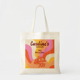 Bach till 70-talet Retro Groovy Sunset Bachelorett Tygkasse