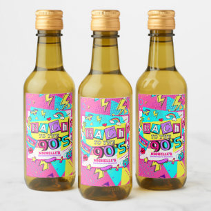 Bach till 90:s Mini Vinetikett