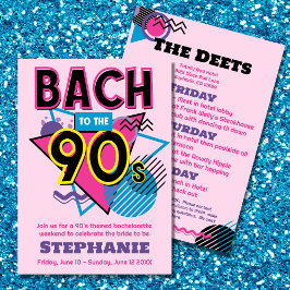 Bach till 90-talets inbjudan till Bachelorette Hel