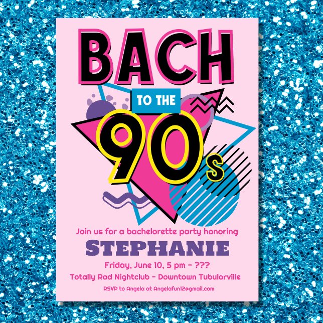 Bach till 90-talets inbjudan till Bachelorette-par (Skapare uppladdad)