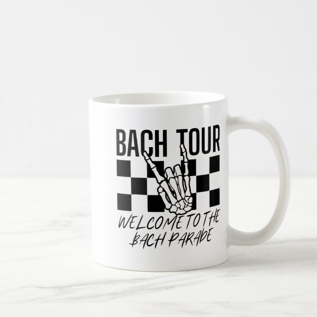 Bach Tour Välkommen till Bach Parad gotiic Bachel Kaffemugg (Höger)