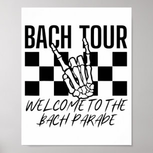 Bach Tour Välkommen till Bach Parad gotiic Bachel Poster