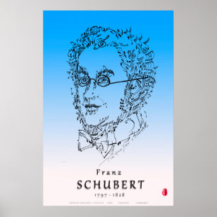 Bach: Vända mot musikaffischen Poster