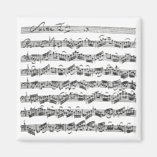 Bach violoncellfölje magnet