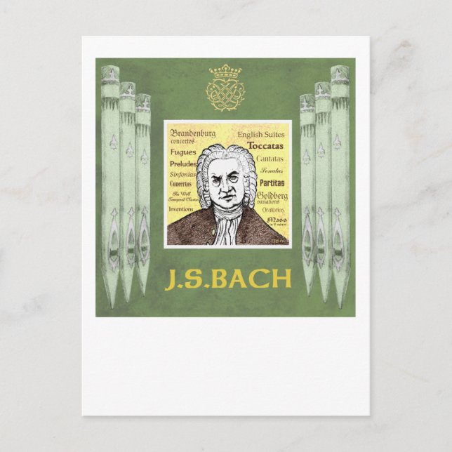 BACH-vykort Vykort (Framsida)