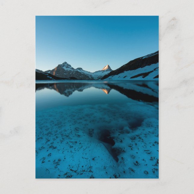 Bachalpsee, Grindelwald, Schweiz Vykort (Framsida)