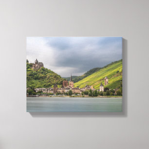 Bacharach am Rhein - Tyskland Canvastryck