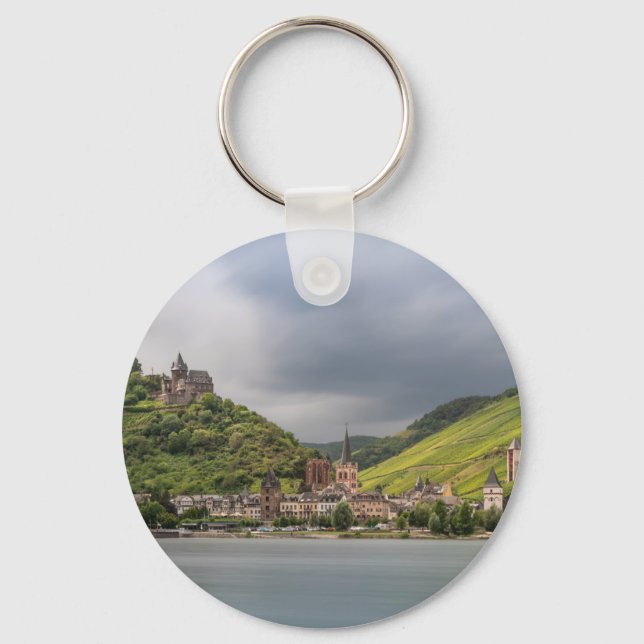 Bacharach am Rhein - Tyskland Nyckelring (Framsida)