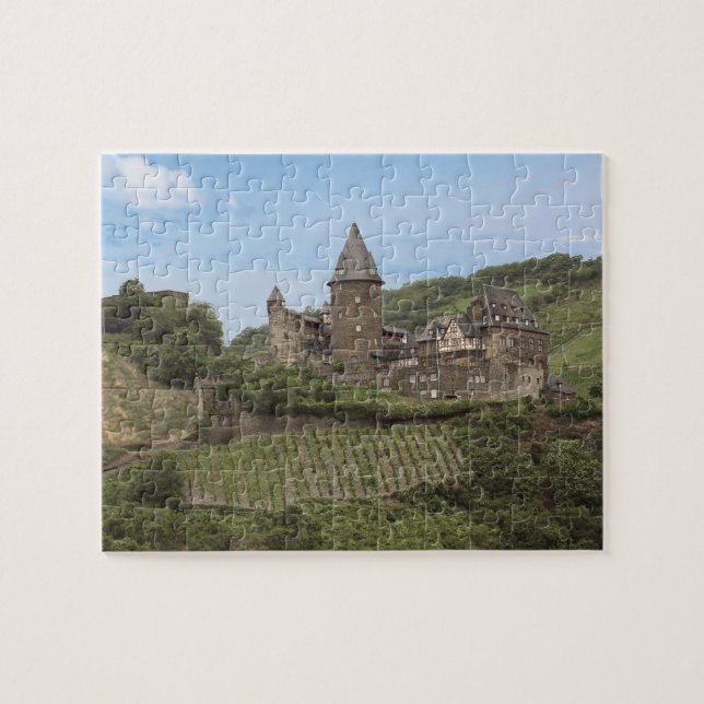 Bacharach, Tyskland, Stahleck slott, slott Pussel (Horisontell)