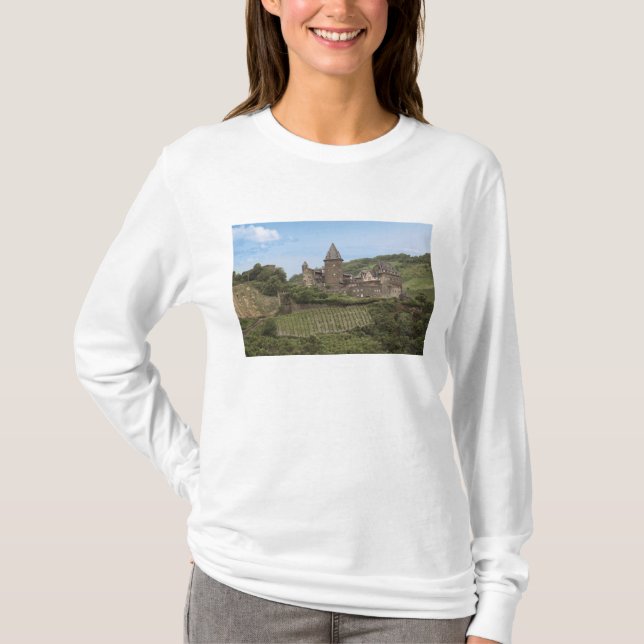 Bacharach, Tyskland, Stahleck slott, slott Tee Shirt (Framsida)