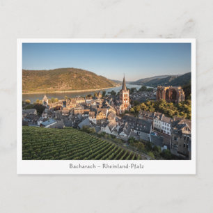 Bacharach Tyskland Vykort