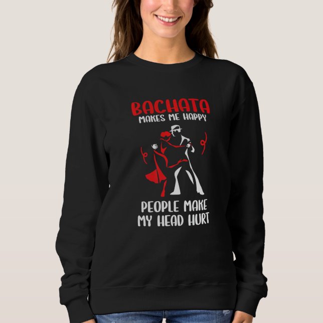 Bachata Dancing  Bachata Dance T Shirt (Framsida)