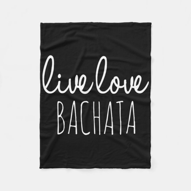 Bachata Dancing Fleecefilt (Framsidan)