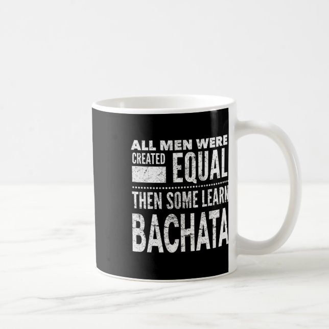 Bachata Dancing Latin Älskare Dancers Roligt Manar Kaffemugg (Höger)