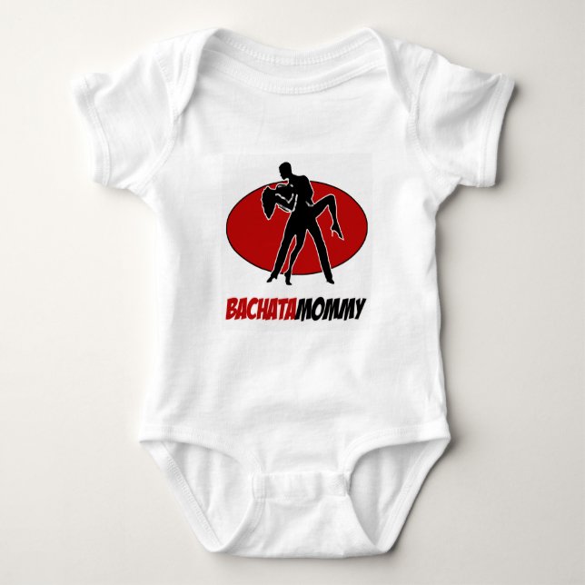 BACHATA-DANSDESIGNER T-SHIRT (Framsida)