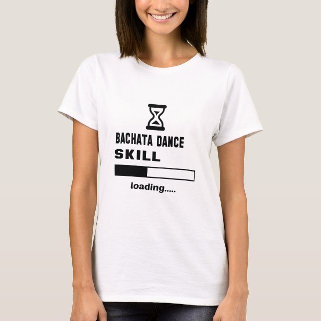 Bachata dansexpertis som laddar ...... tee shirt (Framsida)
