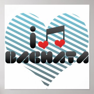 Bachata fläkt poster