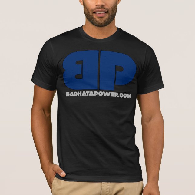 Bachata Power 2011 OG-Logotyp - Flottblå T Shirt (Framsida)