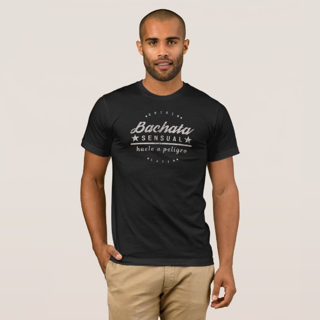 Bachata Sensuellare Manar Bella Canvas Basic T Shirt (Hel framsida)