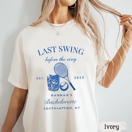 Bache Pink Sista Sväng Innan Ring Tennnis T Shirt