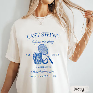 Bache Pink Sista Sväng Innan Ring Tennnis T Shirt