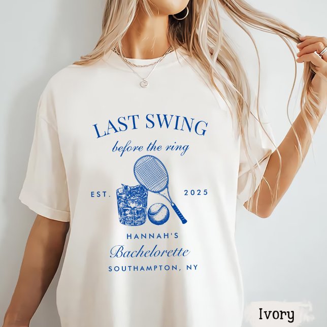 Bache Pink Sista Sväng Innan Ring Tennnis T Shirt (Skapare uppladdad)