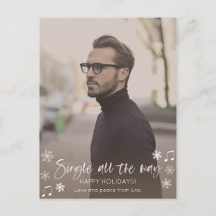 Bachelor Bachelorette Single Glad helg Card Vykort