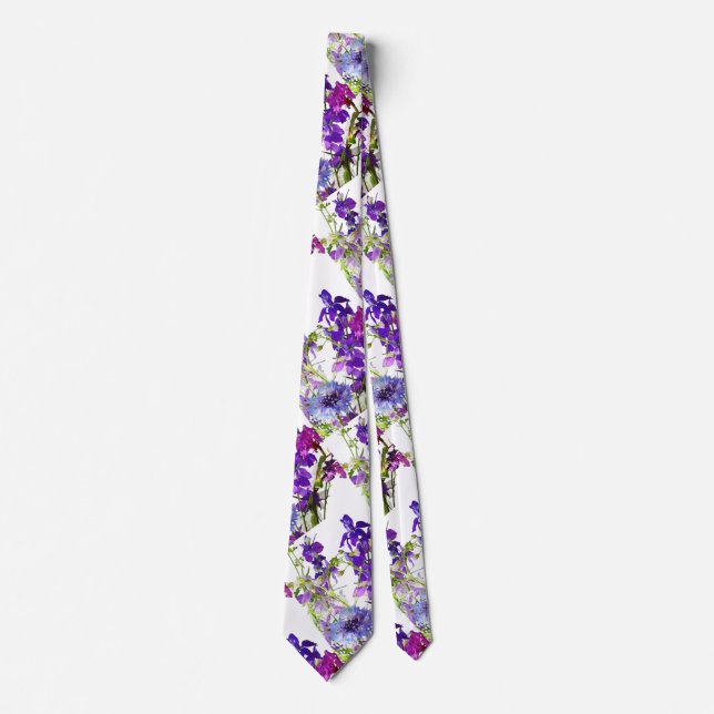 Bachelor Button Neck Tie Slips (Framsida)