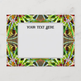 Bachelor Button-vykort Inbjudan Vykort