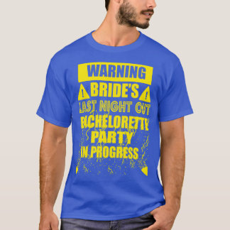 Bachelor Kvinnan brude party natt T Shirt