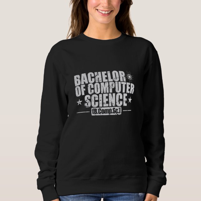Bachelor of Computer Science T Shirt (Framsida)