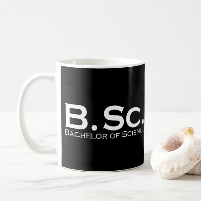 Bachelor of Science BSc Kaffemugg (Med munk)
