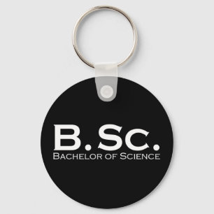 Bachelor of Science BSc Nyckelring