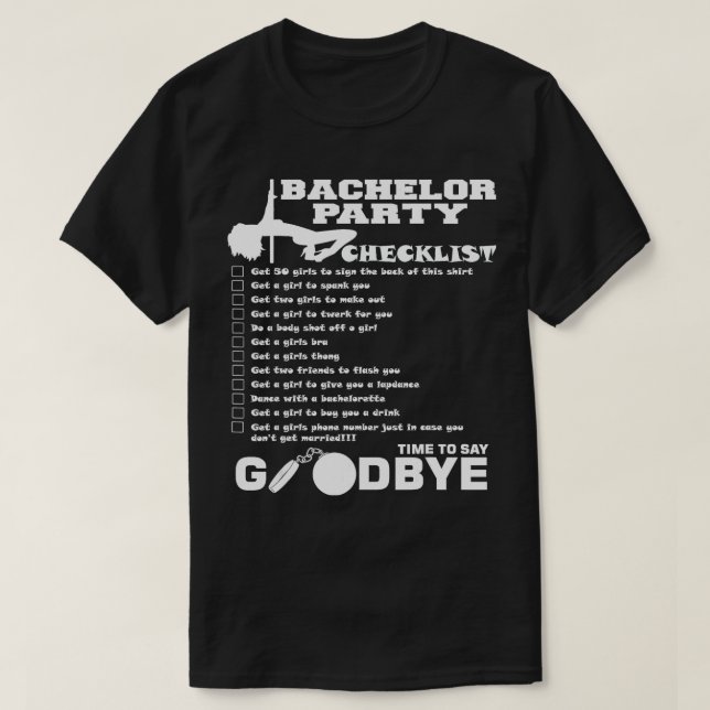 Bachelor Party Bachelor Party for Bachelor2031 T Shirt (Design framsida)