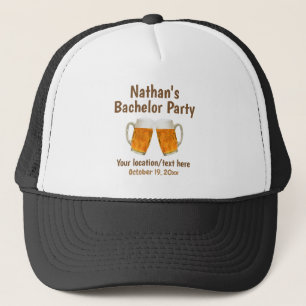 Bachelor Party Beer Cheers Wedding Favor Keps