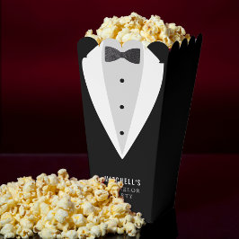 Bachelor Party Black Kostym & Bowtie Presentaskar