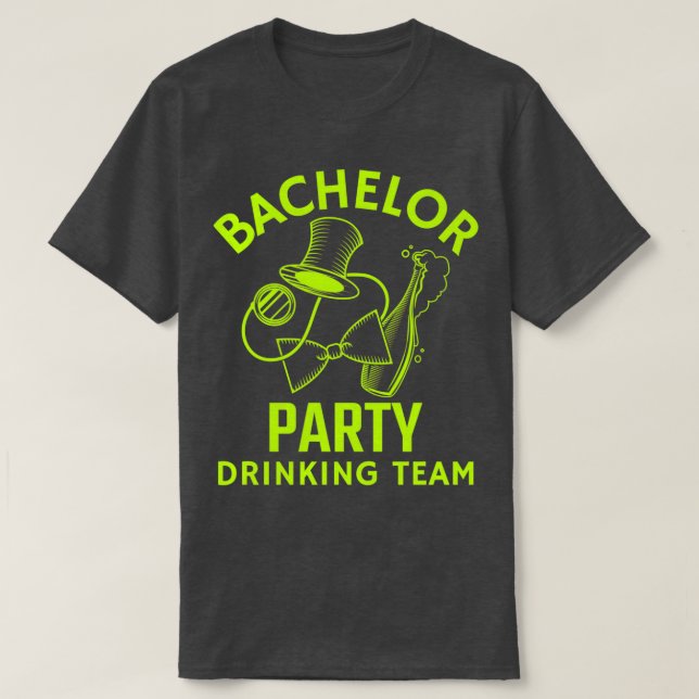 Bachelor Party-drickteam 3 T Shirt (Design framsida)